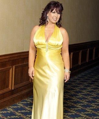 Vickie Guerrero Vickie Guerrero, Wwe Hall Of Fame, Bridal Nightwear, Female Wrestlers, Wwe Divas, Gorgeous Gowns, Hall Of Fame, Halter Formal Dress, Satin Dresses