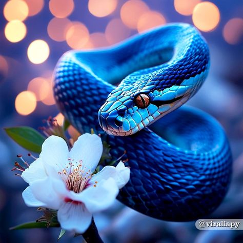 372 Serpiente y flor 🌸✨ La belleza de la naturaleza siempre nos sorprende con sus contrastes. Esta serpiente azul, delicadamente enroscada junto a una flor, nos recuerda la armonía y el equilibrio de nuestro ecosistema. ¿No es fascinante? 🐍💙 #BellezaNatural #Serpiente #FloraYFauna #Instanature #NatureLovers #VibrantNature #serpiente #bluesnake #ephotography #viraliapy #asuncionparaguay #arte #inteligenciaartificial #iapy #instaparaguay #artedeparaguay #iaart #aiartist #digitalartwork #digit... August 19, Belleza Natural, Tattoos, On Instagram, Instagram, Art