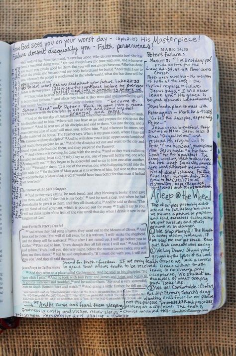 Mark 4 Bible Journaling, Notes Bible, Bible Ideas, Mark 4, Christian Bible Study, Journaling Bible, Sermon Notes, Bible Study Journal, Illustrated Faith