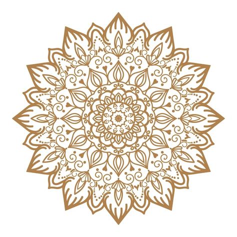 Vector mandala vector luxury ornamental ... | Premium Vector #Freepik #vector Mandala Vector Design, Mandala Invitation, Islamic Mandala, Islamic Vector, Ornamental Design, Modern Luxury Bedroom, Gold Mandala, Mandala Vector, Luxury Bedroom