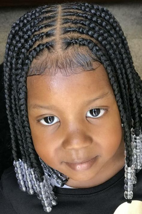 Kids Cornrows Cornrow Styles For Kids, Toddler Braided Hairstyles, Toddler Braids, Cabello Afro Natural, Cute Toddler Hairstyles, Lil Girl Hairstyles, Kid Braid Styles, Toddler Hairstyles Girl, Girls Natural Hairstyles