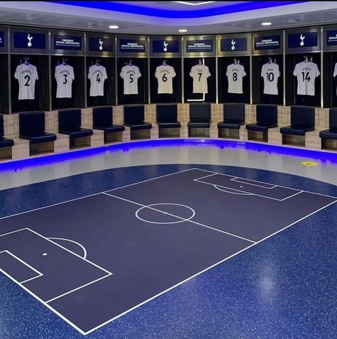 Indoor Soccer Field, Locker Closet, Breeze Blocks, Tottenham Hotspur Fc, Indoor Soccer, Locker Room, Tottenham Hotspur, Event Design, Liverpool