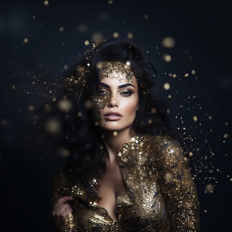 Star Goddess Halloween Costume Inspo 2023 | Body Glitter recommendation linked below! #AIStyleScape #Halloween2023 #Star #StarGoddess #Goddess #GoldGoddess #Halloween #Costume #CostumeIdeas #HalloweenIdeas #UniqueCostume #GoddessCore #PowerfulCostumes #HalloweenFashion #DIYCostumes #SpookySeason #WomensCostumes #HalloweenParty #SexyCostumes #ScaryCostumes #CreativeCostumes #GroupCostumes #CostumeContest Goddess Halloween Costume, Rave Glitter, Goddess Halloween, Queen Halloween Costumes, Eye Glitter, Face Glitter, Hair Glitter, Star Goddess, Cosmetic Grade Glitter