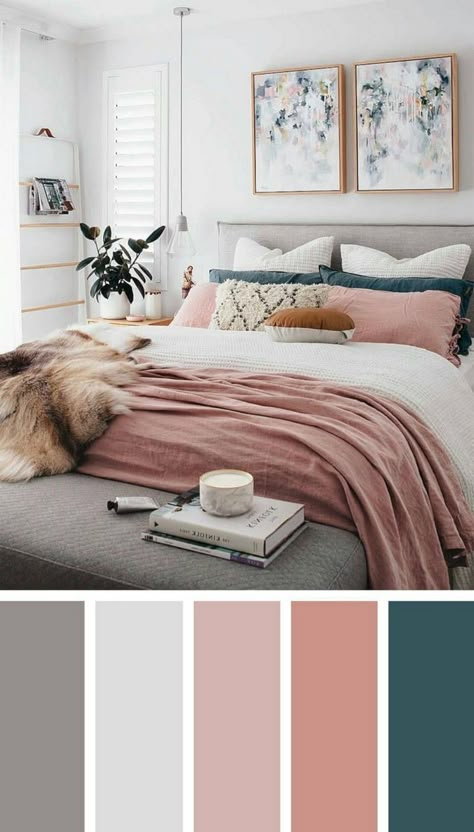 New Free interior Color Schemes Popular Many of us see the fundamentals connected with the color tyre: by key along with supplementary color #Color #Free #interior #Popular #Schemes Amazing Bedrooms, Beautiful Bedroom Colors, House Color Schemes, Master Decor, Bedroom Color Schemes, Master Bedrooms Decor, Decor Minimalist, House Interior Decor, Beautiful Bedrooms