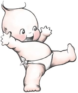 About Kewpies Kewpie Art, Heads And Tails, Kewpie Dolls, Chubby Cheeks, Big Eyes, Christmas Baby, Fantasy World, Make Me Smile, Art Inspo