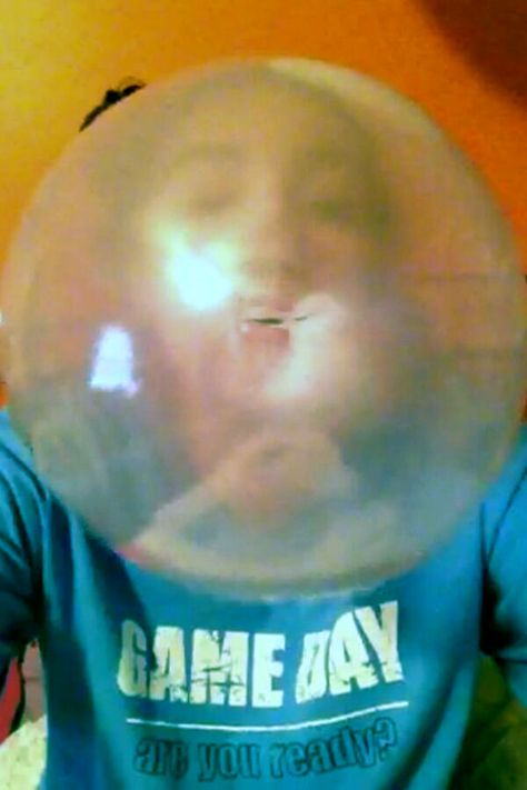 chicksblowingbubbles:  biggest bubblegum selfie ever. blowing a giant bubble gum buble Blowing Bubblegum, Blowing Bubble Gum, Giant Bubbles, Blowing Bubbles, Bubble Balloons, Bubble Gum, Gum, Balloons, Bubbles