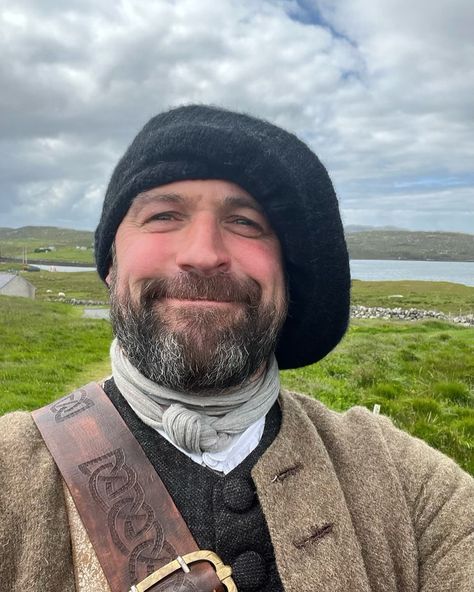 Andy The Highlander on Instagram: “One of the common questions I get is about that thing on my head. A tam o' shanter or "tammie" is a name given to the traditional Scottish…” Scottish Highlanders Men, Andy The Highlander, The Kurgan Highlander, Highlander Movie Poster, Tam O Shanter, Hairy Cows Scottish Highlands, Tam O' Shanter, My Ancestors, Common Questions