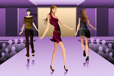 Supermodels Walking on a Runway Show #AD #Walking, #affiliate, #Supermodels, #Show, #Runway Fashion Show Illustration Runway, Wigs Color, Fashion Show Themes, Bengali Art, Buddha Artwork, Fashion Vector, Concept Board, Fashion Figures, Female Girl