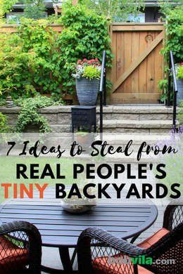 of Cozy Yard Ideas Small Backyards, Small Sitting Area Outside, Small Backyard Sitting Area, Cosy Backyard Ideas, Small Backyard Paradise, Diy Backyard Sitting Area, Small Backyard For Entertaining, Small Backyard Sitting Area Ideas, Small Patio Design On A Budget