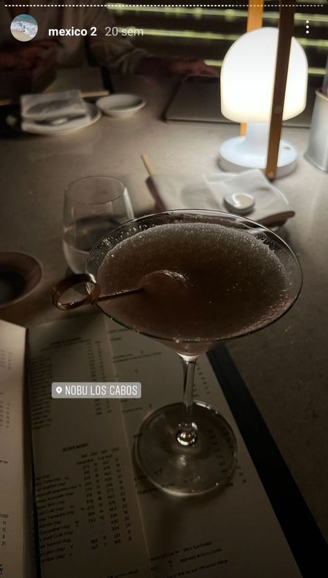 Nobu Los Cabos, Mexico Restaurant, Nobu Restaurant, Lychee Martini, Aesthetic Moodboard, Pretty Drinks, Asian Food, Martini, Alcoholic Drinks