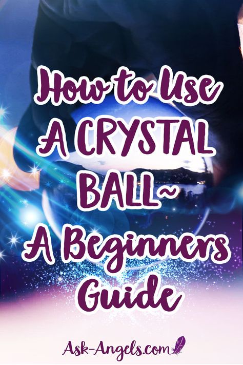 How to Use A Crystal Ball~ A Beginners Guide. Ever want to learn how to use a crystal ball (it’s a skill that’s officially called scrying)? Read my beginners guide to get started. #crystal #crystalball Crystal Ball Reading, Crystal Ball Scrying, Scrying Ball, Witches Cupboard, Cristal Ball, Witch Crystal Ball, Magic Crystal Ball, Scrying Crystal, Earth Wisdom