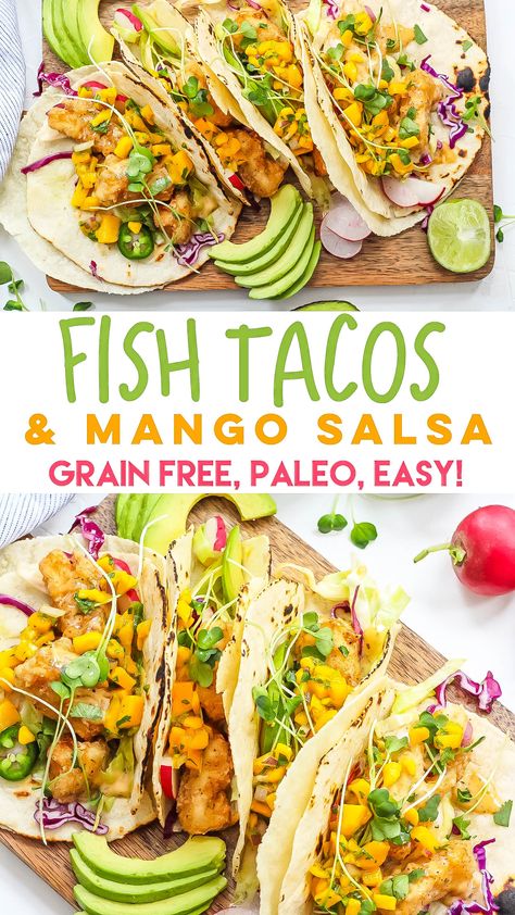 Breaded Fish Recipe, Paleo Fish Tacos, Breaded Fish, Paleo Fish, Chipotle Aioli, Fish Taco, Lettuce Wrap, Healthiest Seafood, Paleo Recipes Easy