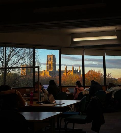 Durham University Library, University Library Study Aesthetic, Dark University Aesthetic, Autumn University Aesthetic, Fall University Aesthetic, Durham University Aesthetic, Durham Aesthetic, Uni Aesthetic Study, Dark Academia Study Aesthetic