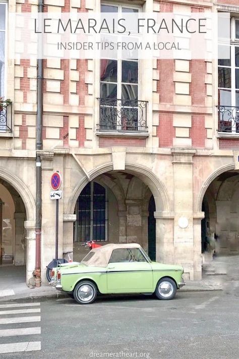 Le Marais Neighbourhood: Insider Tips From A Local - Dreamer at Heart | Paris Boutique, Marais Paris, Open Air Cinema, Paris Travel Guide, Old Mansions, Paris Trip, Trip To Paris, Paris Shopping, European Destinations