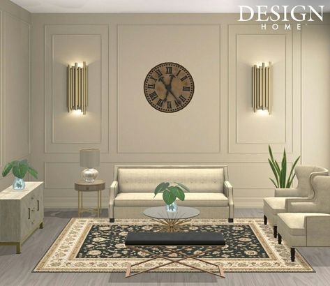 Molding Ruang Tamu, Wall Molding Living Room Modern, Lux Dining Room, Wall Moulding Ideas Living Room, Hall Decorating Ideas, Hall Decoration Ideas, Wall Molding Living Room, Foyer Design Ideas, Wainscoting Living Room