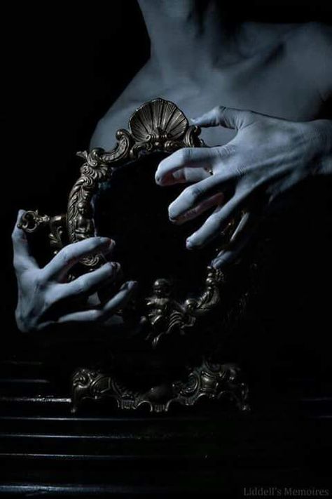 Hidden artifacts... Dark Fairy, Evil Queen, Dark Photography, Story Inspiration, A Mirror, 인물 사진, The Villain, Dark Aesthetic, Dark Art