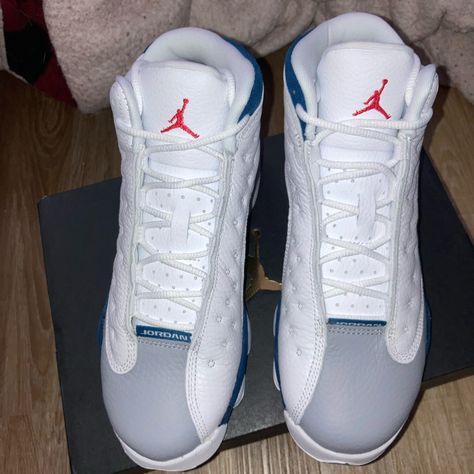 Brand New Never Worn With Box Jordan 13 French Blue, French Blue Color, Jordan 3 White Cement, Rare Jordans, Jordan 4 Red, Pink Jordans, Jordan Retro 6, Nike Air Jordan 6, Nike Air Jordan 11