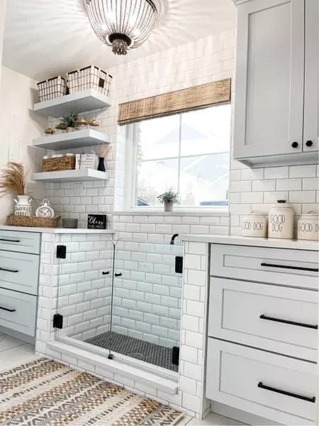 Modern Laundry Rooms With Dog Wash, Mudroom Renovation, Dog Baths, Laura Beverlin, Welsh Cottage, Farmhouse Mudroom, Dog Washing Station, Dog Spaces, Mudroom Laundry Room