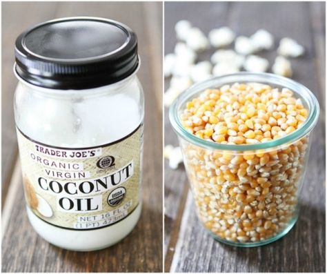 Kettle Corn Homemade Kettle Corn, Kettle Corn Recipe, Coconut Oil Recipes, Corn Recipe, Coconut Oil Uses, Kettle Corn, Popcorn Recipes, Snack Time, Healthy Treats