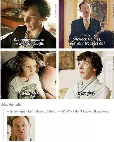 "If Mycroft came to the wedding he could have explained this to Sherlock and Archie." Sherlock Meme, John Lock, Rupert Graves, Mrs Hudson, Sherlock Holmes Bbc, Sherlock 3, Sherlock Fandom, Film Anime, Sherlock John