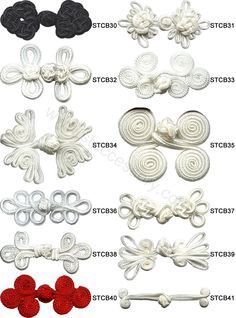 Chinese Button, Knots Diy, Flower Button, Diy Buttons, Pola Sulam, Chinese Knot, Macrame Knots, Button Flowers, Cheongsam