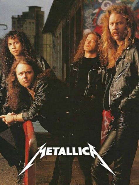 Metalica Band, Metallica 90s, Metallica Art, Metallica Band, 90s Bands, Band Poster, Dave Mustaine, Musical Band, James Hetfield