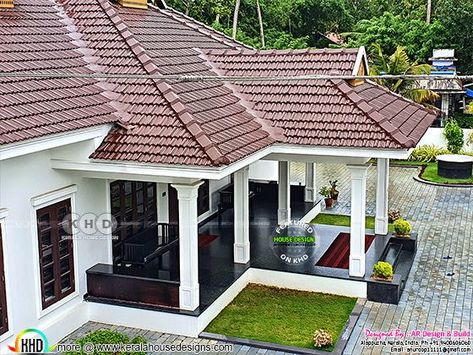 Front Sitout Designs, Sitout Designs Modern Kerala, Sitout Designs Modern, Modern Kerala House, Sitout Designs, Small House Design Kerala, Kerala Traditional House, Kerala Home Design, Ar Design