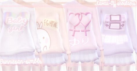 Sims4 Clothing, Sims Fashion, Sanrio Clothes, Sims 4 Traits, Sims 4 Anime, The Sims 4 Packs, Sims 4 Cc Folder, Sims 4 Mm, Sims 4 Cc Packs