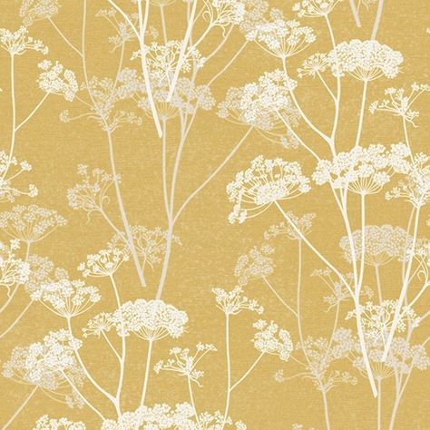 I Love Wallpaper, Mustard Wallpaper, Coloured Background, Nursery Room Inspiration, Glitter Wallpaper, Floral Image, Yellow Wallpaper, Love Wallpaper, Wallpaper Samples