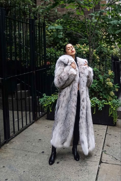 Lynx Fur Coat, Big Fur Coat Outfit, Big Fur Coat, Fur Clothes, Fur Coat Outfit, Sable Coat, Champagne Saucers, Trendy Christmas Outfits, Winter Fur Coats