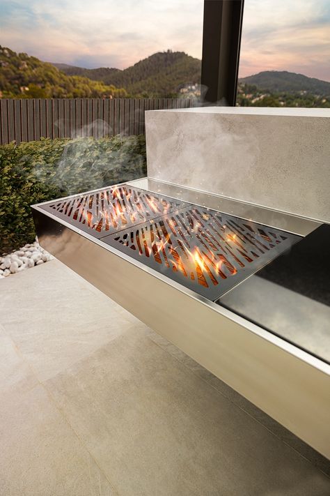 ▷ The BEST Outdoor Kitchen Charcoal Grill | KRAKATOA Outdoor Kitchen With Charcoal Grill, Coal Grill, Barbeque Design, Barbeque Grill Design, Luxury Outdoor Kitchen, Barbecue Design, Modern Outdoor Kitchen, Outdoor Kitchen Cabinets, Indoor Outdoor Kitchen