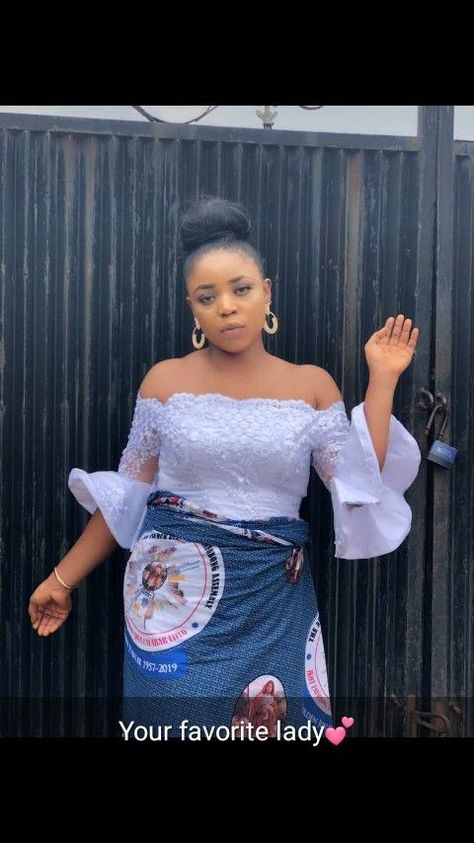 Madam Blouse Lace Styles, Lace Blouse Design For Wrapper, Igbo Blouse Designs Latest, White Madam Blouse Lace For Wrapper, Madam Blouses For Wrapper, Lace Blouse For Wrapper, African Blouses For Women Wrapper, Lace Blouse Designs Nigerian, Latest Madam Blouse Lace For Wrapper