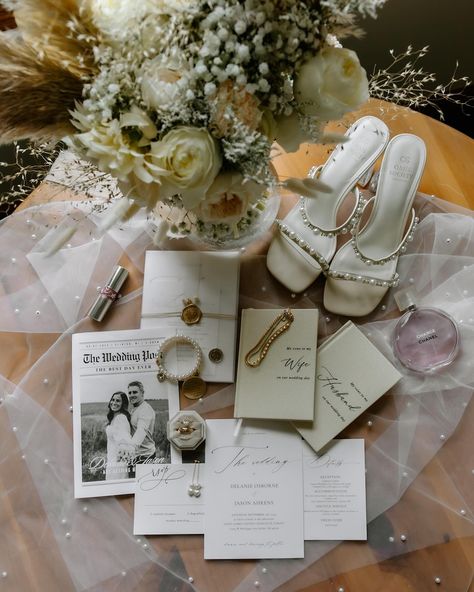 Flat lay details from D + J’s wedding day 🤍✨ • • • #ColoradoPhotographer #Wedding #Flatlay #Details #ColoradoWeddingPhotographer #WeddingPhotographer Wedding Day Detail Photos, Flat Lay Detail Shots Wedding, Wedding Flat Lay Photos, Wedding Details Pictures, Wedding Photo Ideas Details, Fall Wedding Flatlay, Wedding Flatlay Inspiration, Flatlay Photography Wedding, Wedding Day Photos Must Have List