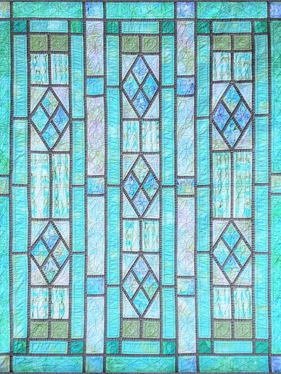 Window Quilt, Panel Quilt Patterns, Lap Quilt Patterns, Stained Glass Quilt, Quilt In A Day, Quilting Designs Patterns, Patchwork Quilt Patterns, Diy Quilt, Wall Quilts