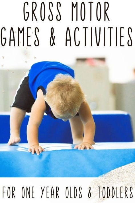 5 Must do gross motor activities and games for one year olds, toddlers, and preschoolers. These easy gross motor activities are perfect for indoors and you do not need a lot of space or supplies! Read about these gross motor skill games today! Indoor Gross Motor Activities, Toddler Gross Motor Activities, Skill Ideas, Toddler Home Activities, Physical Activities For Toddlers, Activities For One Year Olds, Toddler Themes, Gross Motor Activities, Skill Games