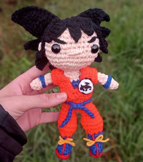 Dragon Ball Z Goku, Crochet Dragon, Son Goku, Crochet Toys, Dragon Ball Z, Crochet Amigurumi, Dragon Ball, Amigurumi, Crochet Patterns