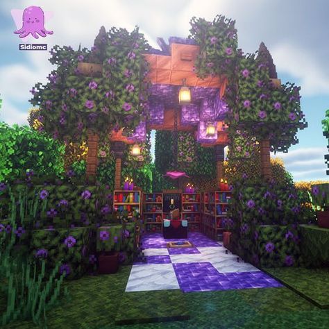 Enchanting Room, Case Minecraft, Minecraft Garden, Rumah Minecraft Sederhana, Minecraft Structures, Bangunan Minecraft, Minecraft House Plans, Minecraft Farm, Minecraft Cottage