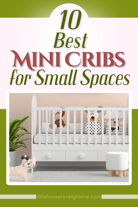 Make a statement in your small nursery with 2024's finest mini cribs. Compact luxury for your baby. Click for details, follow us for more finds. Small Baby Cribs, Cribs For Small Spaces, Crib With Changing Table, Small Crib, Best Baby Cribs, Small Nursery, Best Crib, Small Nurseries, Adjustable Mattress