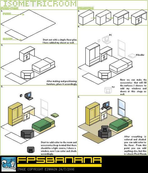 Isometric Pixel Art Isometric Pixel Art Tutorials, Isometric Tutorial, Isometric Pixel Art Room, Pixel Isometric Art, Pixel Isometric, Isometric Art Tutorials, Isometric Pixel Art, Elements Of Design Shape, Isometric Shapes