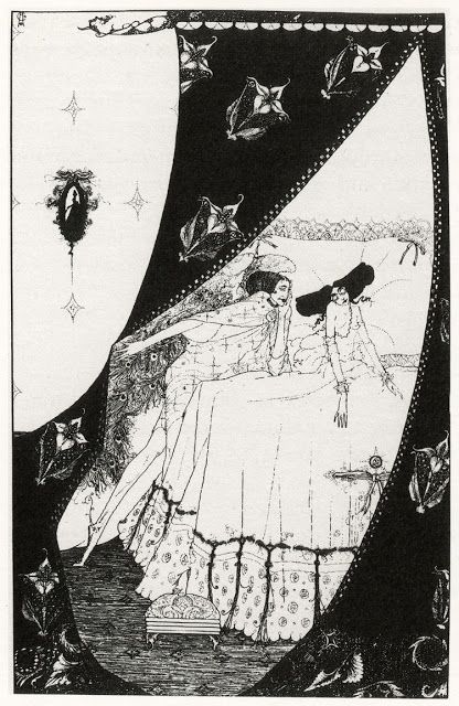 ART & ARTISTS: Harry Clarke - part 1 French Emblems, Henry Clarke, Harry Clarke, Alexander Pope, Aubrey Beardsley, Vintage Illustration Art, Black And White Illustration, Ink Illustrations, College Art