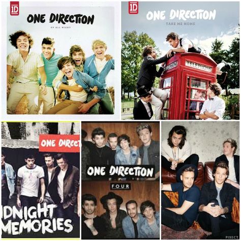 all the albums #dont forget this albums 1d Albums, They Don't Know About Us, Home One Direction, One Direction Collage, One Direction Albums, Slowed Reverb, Midnight Memories, Irish Boys, Billboard Music