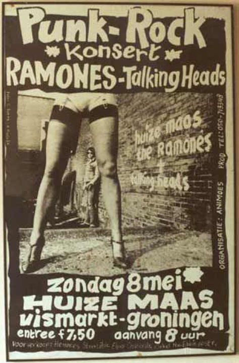 Punk Concert Poster, Ramones Poster, Band Concert Poster, Punk Rock Posters, Punk Posters, Garage Punk, Joey Ramone, Music Concert Posters, Vintage Concert Posters