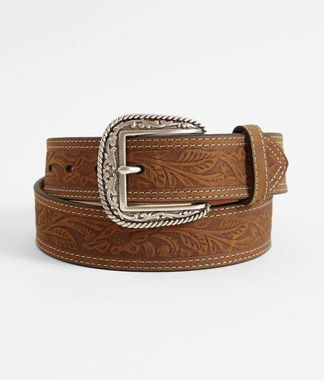 Ariat Belts, Country Belts, Custom Leather Belts, Cowboy Aesthetic, Western Wear Outfits, Chris Stapleton, Gold Belts, Leather Belts Men, Men's Belt