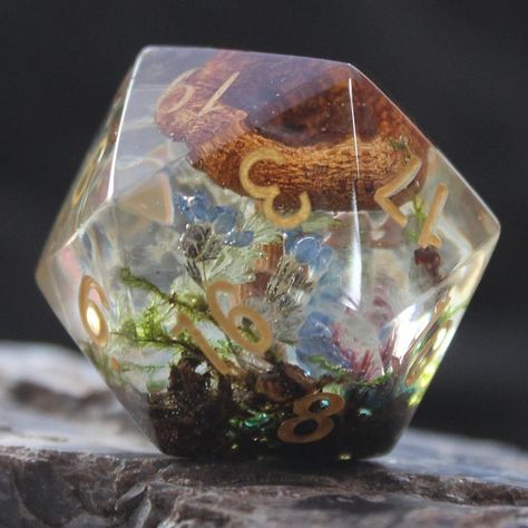 dice,resin,mushrooms,dnd,etsy Liquid Core Dice, Diy Resin Dice, Mushroom Dice, Resin Dice, Polyhedral Dice, Muse, Stuffed Mushrooms, Sculpture, Quick Saves