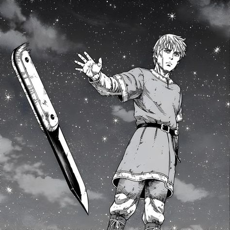 Thorfinn (Vinland Saga) Viking Saga, Vinland Saga Manga, Saga Art, Vinland Saga, Male Character, Poses References, Manga Pages, Anime Character Drawing, May I