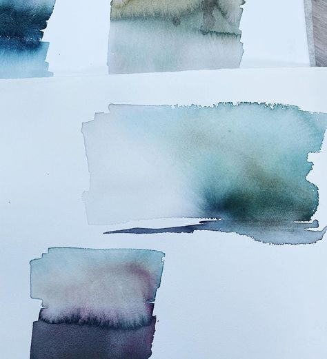 Maria Wigge’s Instagram post: “Preparing for filming my first course trying to illustrate that watercolors doesn’t have to be hard. The pigments are eager to make beauty,…” Wabi Sabi Art, Nordic Art, Relief Print, Make Beauty, Alcohol Ink Art, Sheet Of Paper, Ink Art, Abstract Landscape, Artist Inspiration