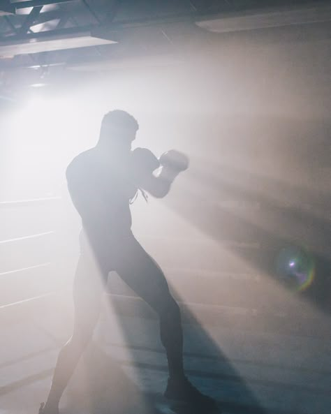 Boxing | Cinematography | Lighting | DP Inspo | Director Inspo | Gaffer | lighting | commercial work | production | set life | production goals | boxing photos | boxer pics | fighting photos | silhoute | backlight | dramatic portrait | action photo | movie | cinematic | grain | dust Cinematic Action Shots, Male Boxing Aesthetic, Illegal Boxing Aesthetic, Boxing Pictures Ideas, Boxing Cinematography, Boxing Photoshoot Male, Boxing Cinematic, Sport Cinematography, Action Movie Aesthetic