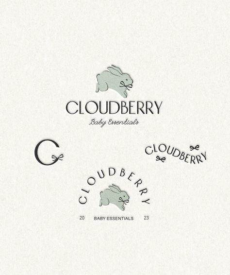 A Sneak at Cloudberry 🐇🤍 That offers premium baby essentials for joyful parenting! 🍼👩‍🍼 Cloudberry offers toddlers and baby tableware essentials with everything parents need to start the baby on its feeding journey! 🍼👶 More from this brand coming soon... . . . . . ________ Logo design, whimsical brand logo, pastel baby brand, bowtie, coquette baby brand logo, bow crest design, whimsical baby branding, baby toddler accessories #logodesign #brandidentity #babybrand #branddesign #creati... Baby Branding Packaging, Coquette Logo, Baby Brand Identity, Pastel Graphic Design, Bow Logo Design, Baby Logo Branding, Cute Logo Design, Aesthetic Logo Design, Whimsical Branding