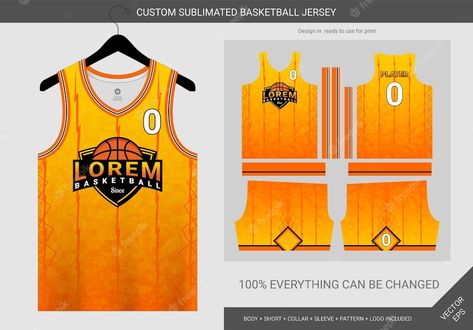 Basketball Jersey Template, Jersey Drawing, Uniform Template, Black Basketball Jersey, Jersey Template, School Jersey, Jersey Uniform, Abstract Orange, Orange Design