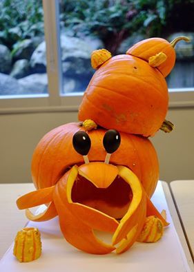 Vancouver Aquarium в Твиттере: «Happy #NationalPumpkinDay! Our staff got festive today and carved this impressive pumpkin hermit crab creation. Show us your pumpkin! https://t.co/oko6fgVAb1» Crab Pumpkin, Creative Halloween Makeup, Creative Pumpkin Decorating, Vancouver Aquarium, Pumpkin Designs, Creative Pumpkins, Hermit Crab, Pumpkin Design, Hallows Eve